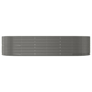 Foto 3 | Cama Elevada De Jardín Vidaxl De Acero Con Recubrimiento En Polvo Gris 291 X 140 X 68 Cm - Venta Internacional.