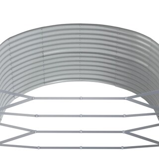 Foto 5 | Cama Elevada De Jardín Vidaxl De Acero Con Recubrimiento En Polvo Gris 291 X 140 X 68 Cm - Venta Internacional.