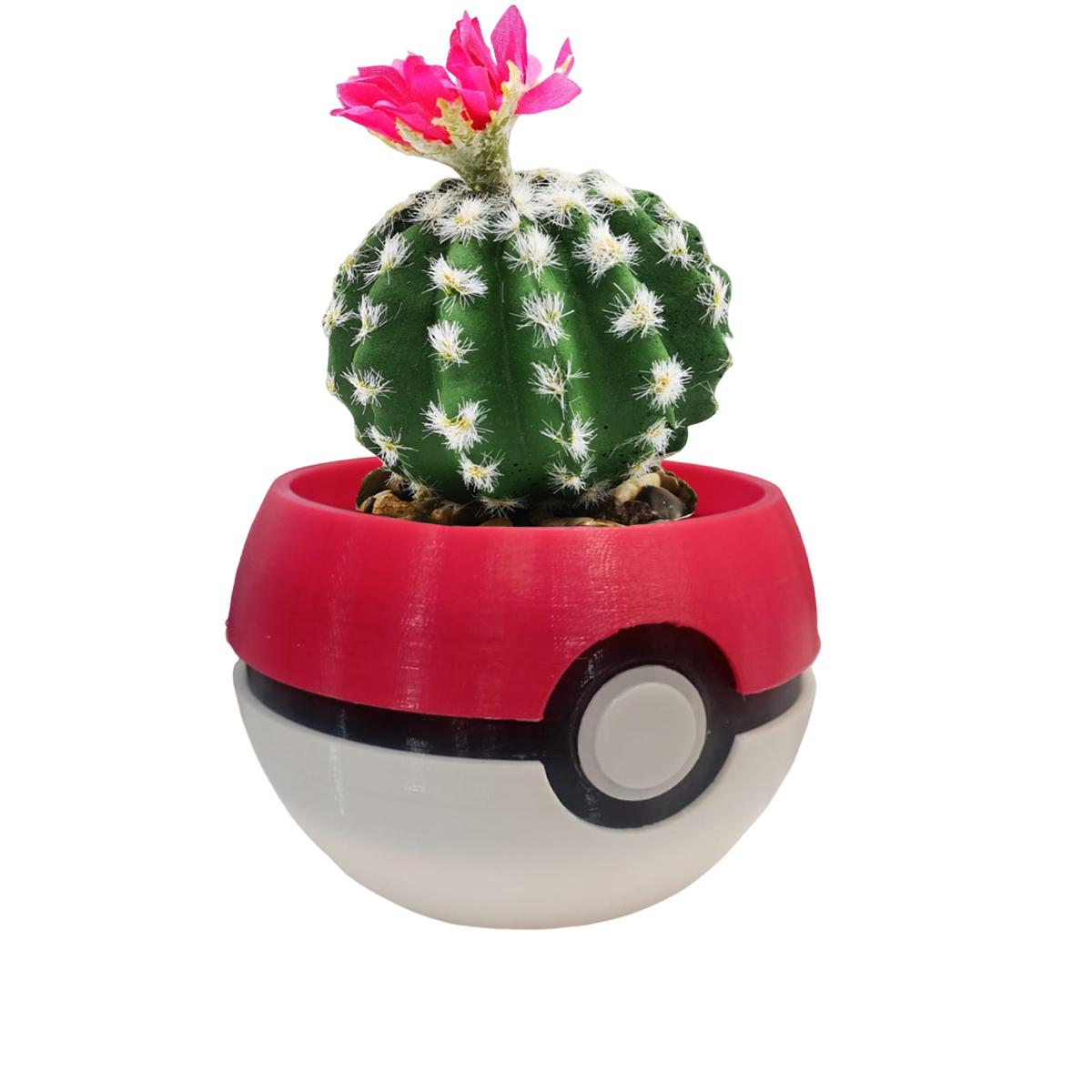 Foto 3 | Maceta 3D Art MXYWB-001 color Rojo - Pokebola