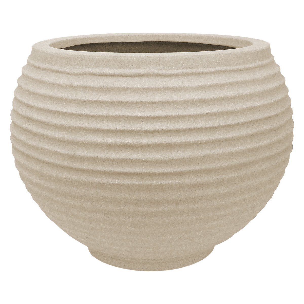 Foto 2 pulgar | Maceta Moderna Para Exteriores 24 Cm De Alto X 34 Cm De Ancho Lattice Color Arena Sandstone De Polietileno Ultra L