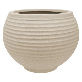 Foto 1 | Maceta Moderna Para Exteriores 24 Cm De Alto X 34 Cm De Ancho Lattice Color Arena Sandstone De Polietileno Ultra L