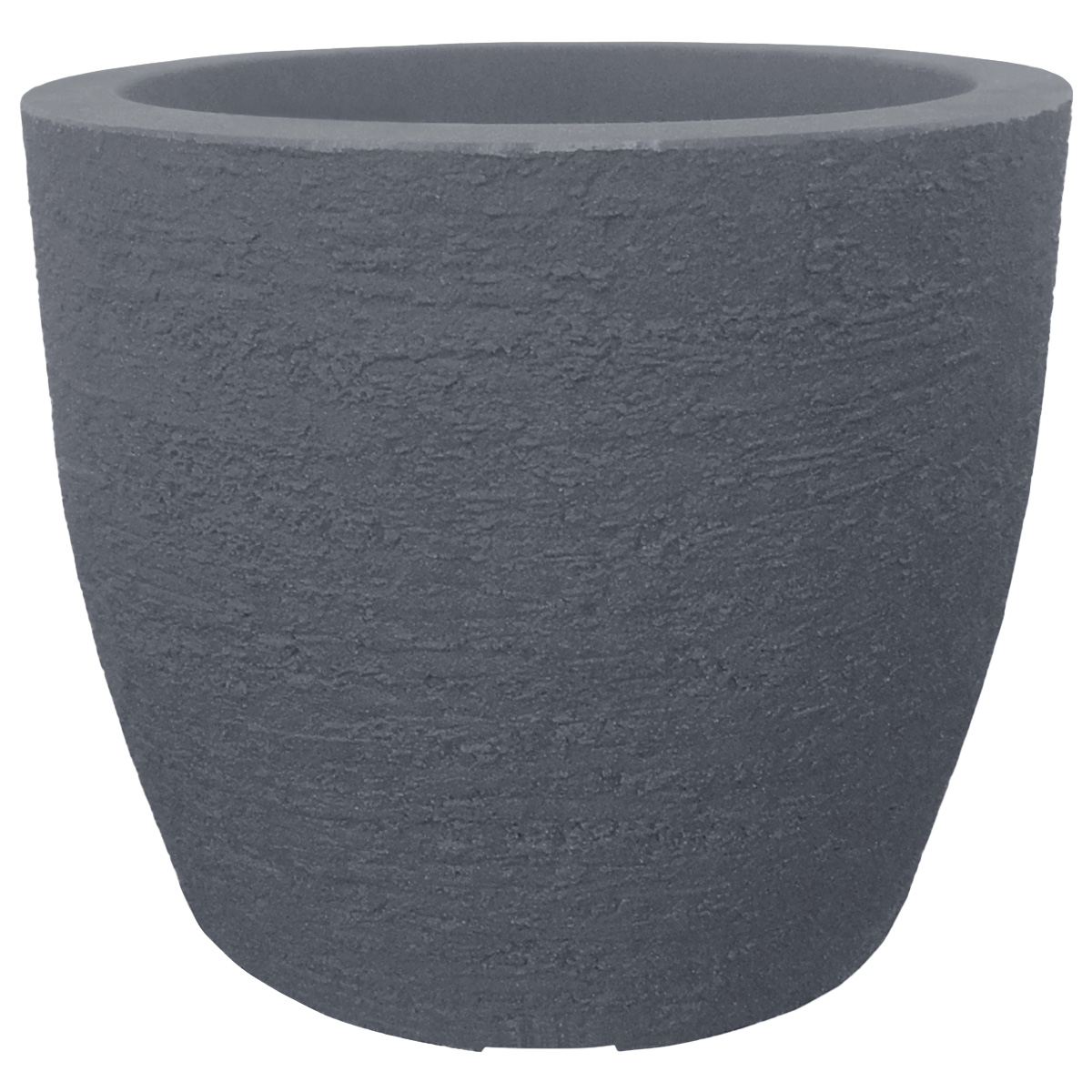Foto 2 pulgar | Maceta Moderna Para Exteriores Compacta De 20 Cm De Alto Ocean Color Azul Grafito De Polietileno Ultra Ligera Artego