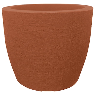 Foto 1 | Maceta Moderna Para Exteriores Compacta De 20 Cm De Alto Cota Color Terracota De Polietileno Ultra Ligera Artego