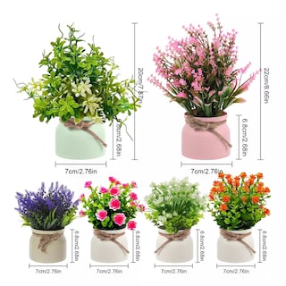 Foto 2 | Plantas Artificiales Flor Bonsai 6 Piezas Eo Safe Imports Esi-18527 Multicolor