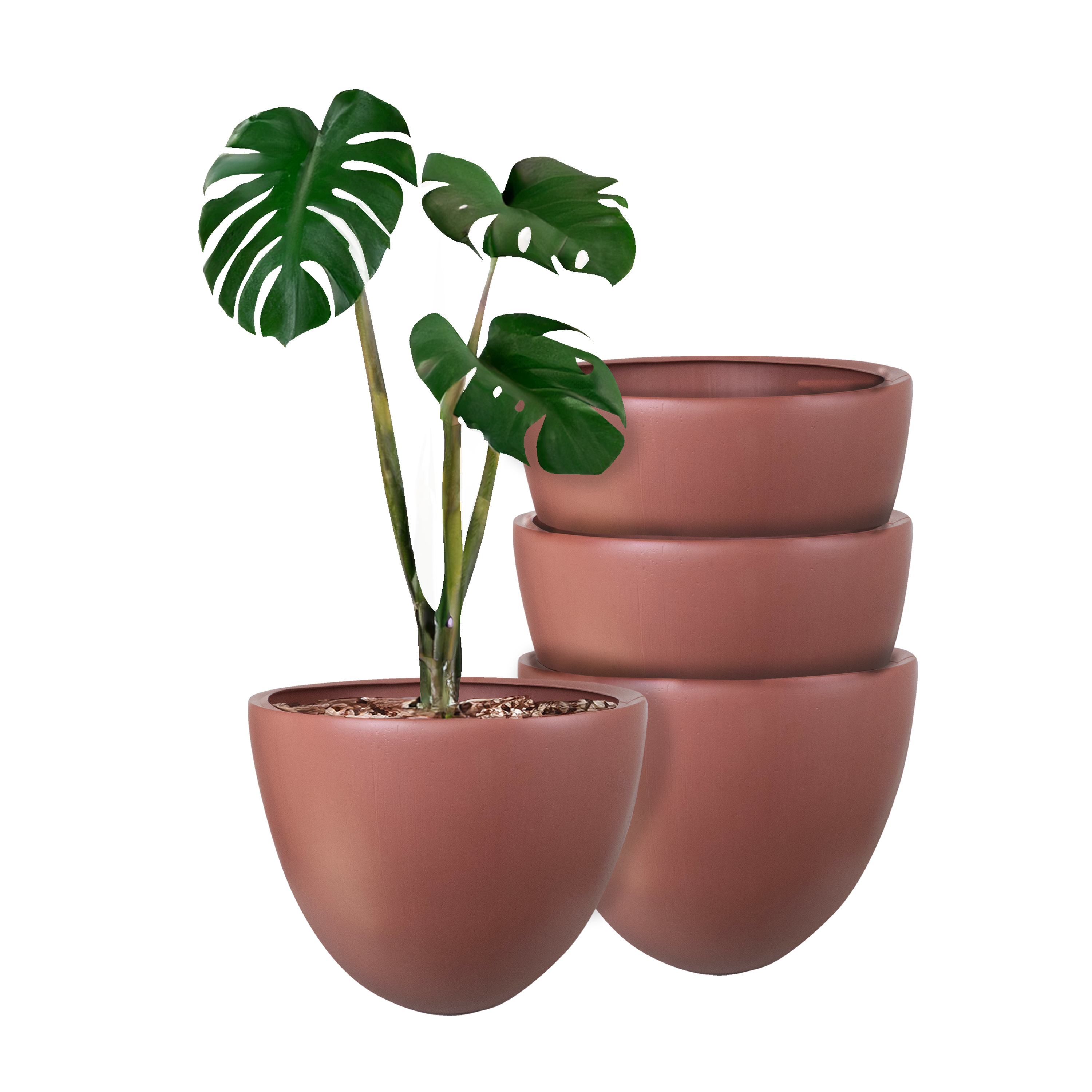 Foto 1 | Atmos Homeware Macetas Decorativas Para Interior Y Exterior |  Capacidad Para 45 Litros | Modelo Bis Color Terracot