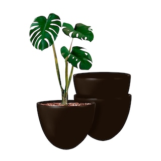 Foto 1 | Atmos Homeware Macetas Decorativas Para Interior Y Exterior | Capacidad Para 45 Litros | Modelo Bis Color Chocolate