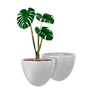 Foto 1 | Atmos Homeware Macetas Decorativas Para Interior Y Exterior | Capacidad Para 45 Litros | Modelo Bis Color Blanco 1