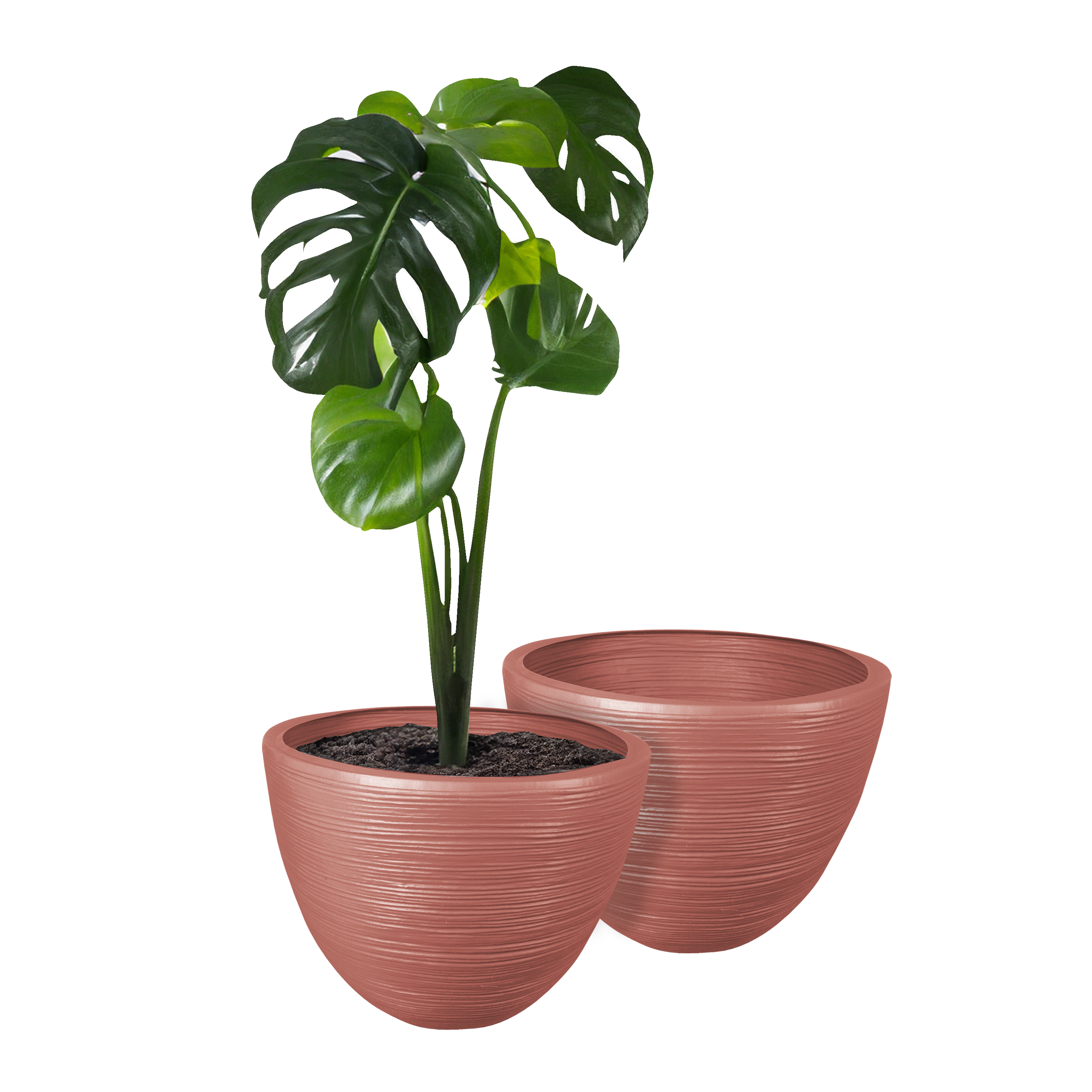 Foto 2 pulgar | Atmos Homeware Macetas Decorativas Para Interior Y Exterior | Capacidad Para 45 Litros | Modelo Kun Color Terracota