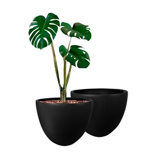 Foto 1 | Atmos Homeware Macetas Decorativas Para Interior Y Exterior | Capacidad Para 45 Litros | Modelo Bis Color Negro 1 Piezas