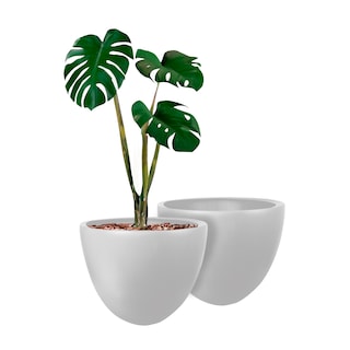 Foto 1 | Atmos Homeware Macetas Decorativas Para Interior Y Exterior | Capacidad Para 45 Litros | Modelo Bis Color Blanco 2 Pi