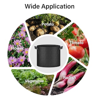 Foto 6 | Macetas Para Cultivo De Plantas Healsmart Tomoato De 7 Galones Paquete De 10 - Venta Internacional.