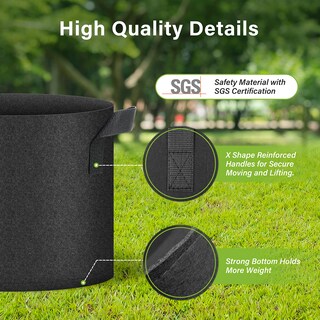 Foto 3 | Maceta Para Cultivo De Plantas Healsmart Tomoato De 3 Galones Paquete De 10 Unidades - Venta Internacional.