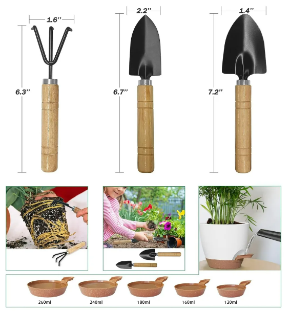 Foto 5 pulgar | Xtellar Macetas De Riego Automático 7 Pcs  Set De Jardinería Sostenible Para Interiores