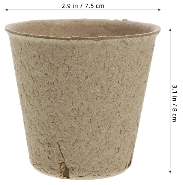 Foto 5 pulgar | Kit De Macetas Biodegradables Xtellar 50 Pcs  Embellece Tu Jardín De Forma Sostenible