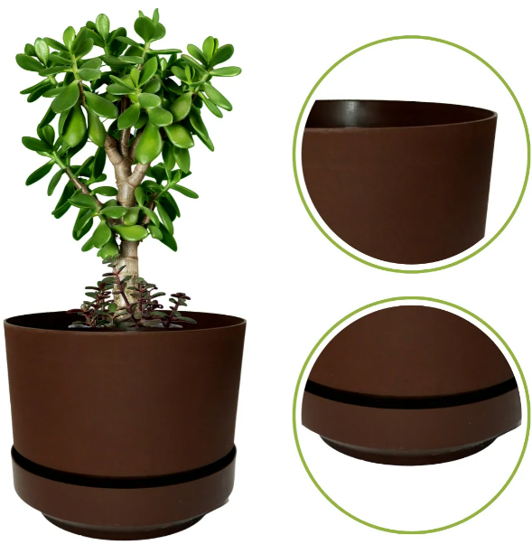 Foto 2 | Macetas Xtellar Elegantes Y Minimalistas De 21cm Con Base Y Diseño Moderno
