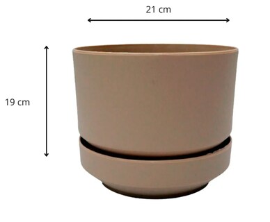 Foto 2 | Macetas Xtellar Elegantes Y Minimalistas De 21cm Con Base Y Diseño Moderno