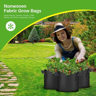 Foto 7 | Bolsas De Cultivo Healsmart Nonwoven De 3 Galones Paquete De 12 Unidades Para Jardín - Venta Internacional.