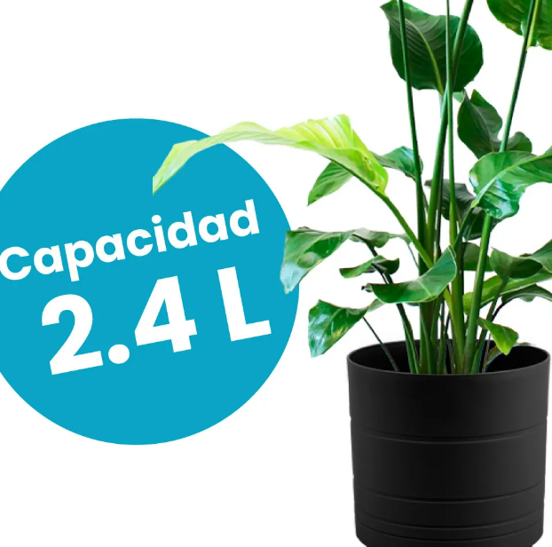 Foto 5 pulgar | Kit Xtellar De 2 Macetas Auto-riego Premium Para Interior Y Exterior De 2.4 L