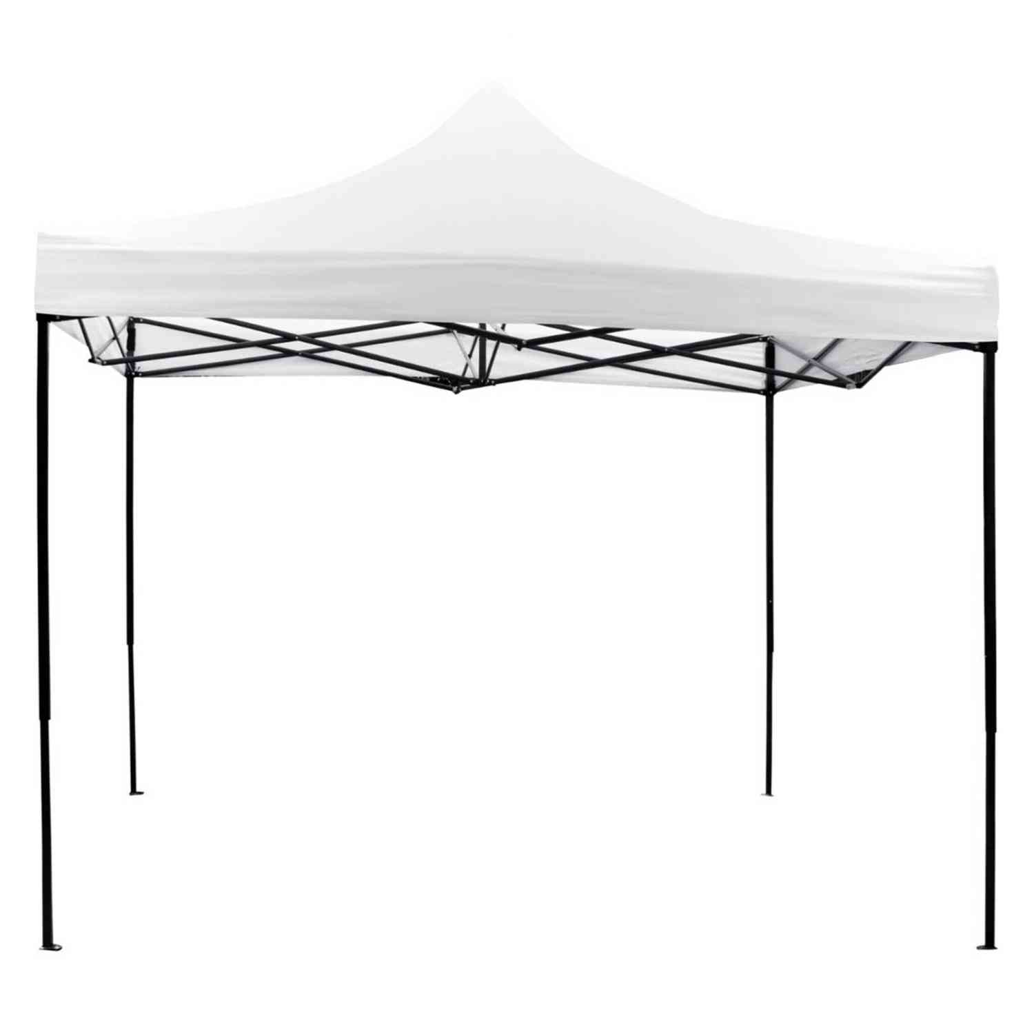 Foto 2 pulgar | Carpa Jardimex 3x3 Plegable Impermeable 600d Blanca