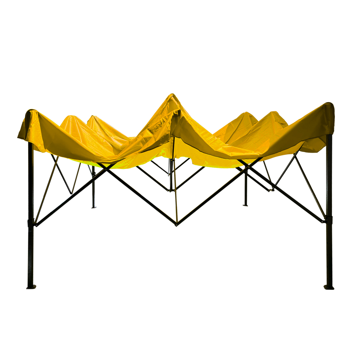 Foto 4 pulgar | Carpa Toldo Plegable 3x3 Amarillo Gome