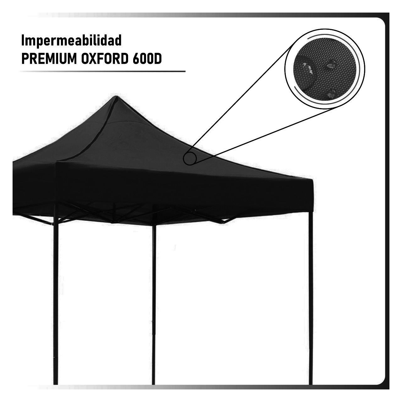 Foto 4 pulgar | Toldo Carpa 3x3 Jardimex Mkz-carpa3x3neg Negra