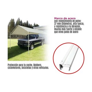 Foto 2 | Toldo Carma VANLIG para Auto o Eventos 6 X 3 Reforzado color Blanco