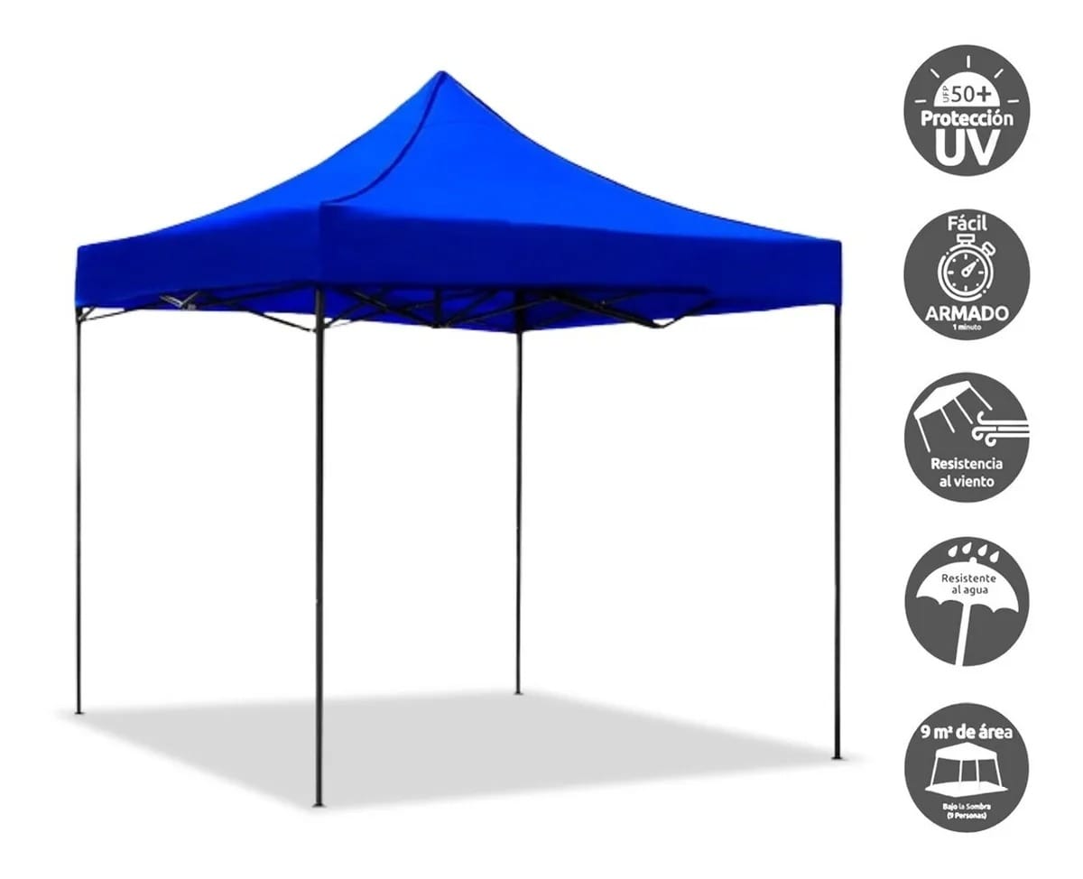 Foto 4 pulgar | Toldo Gome DS-15249D-AZ color Azul Impermeable