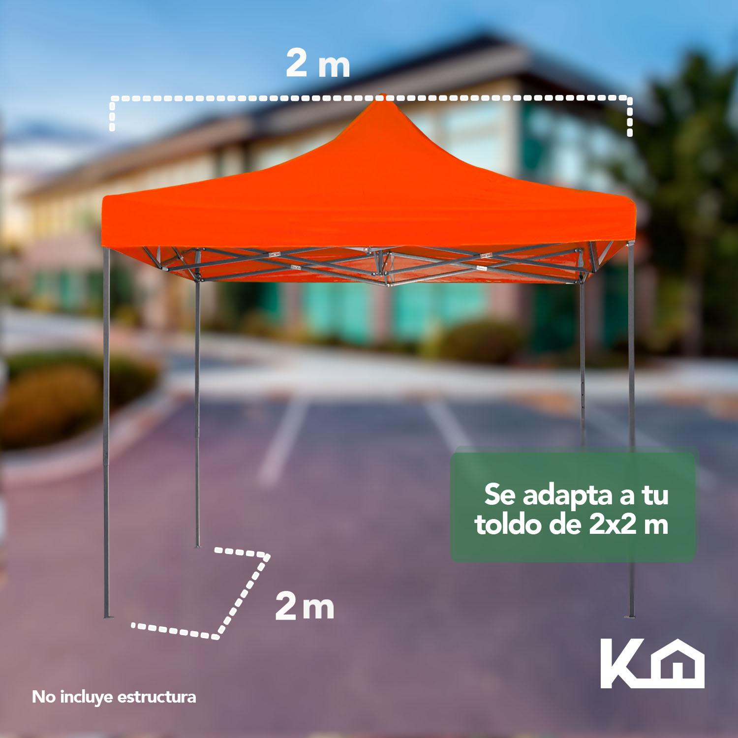 Foto 7 pulgar | Repuesto de Toldo KingsHouse 300508 color Naranja 2x2 Impermeable