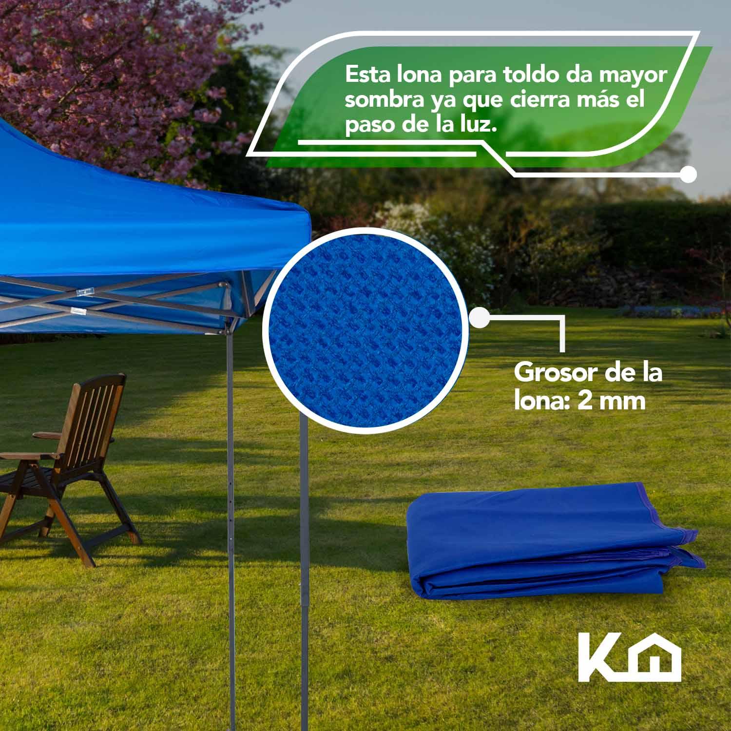 Foto 6 pulgar | Repuesto de Toldo KingsHouse 300504 color Azul 2x2