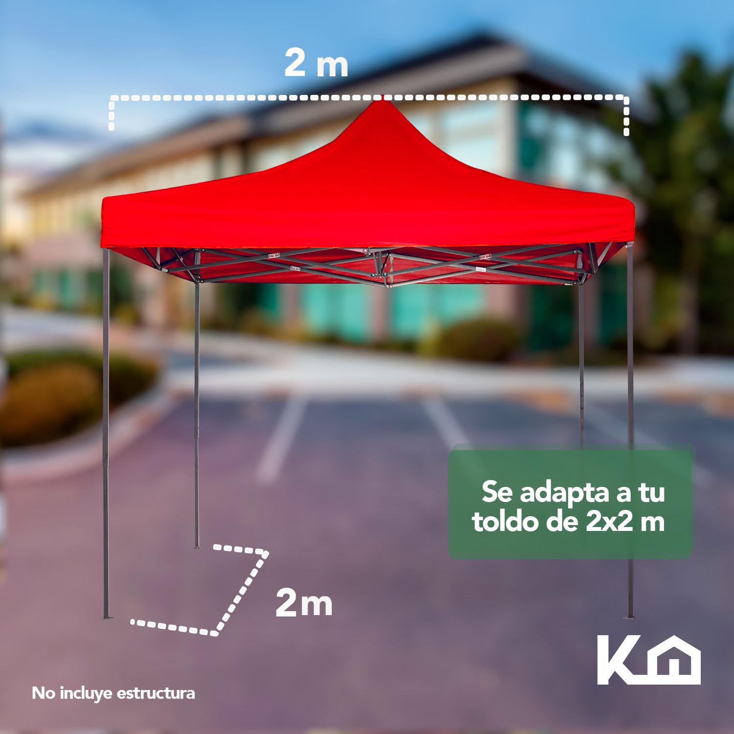 Foto 7 pulgar | Repuesto de Toldo KingsHouse 300505 color Rojo 2x2