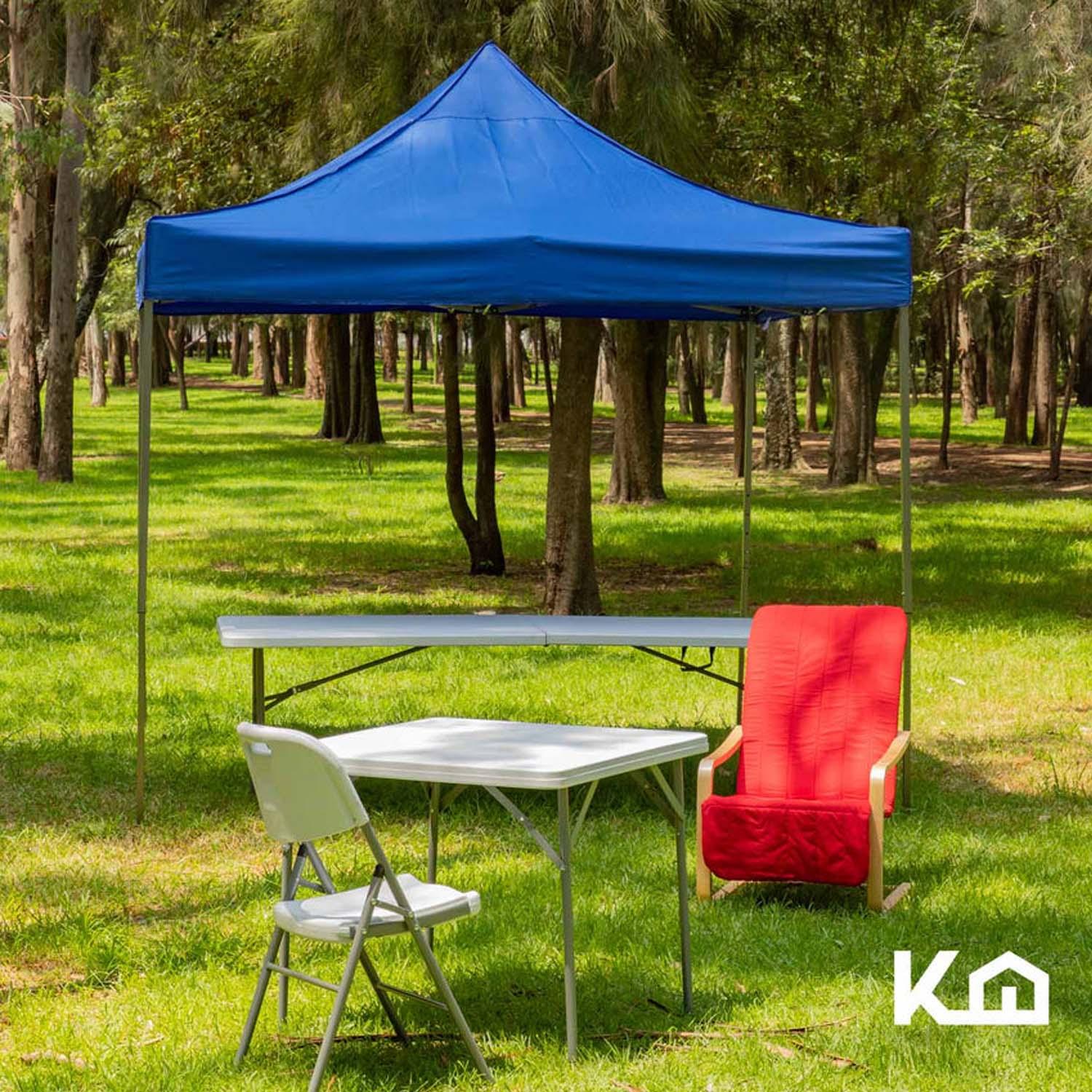 Foto 7 | Toldo Carpa Plegable KingsHouse 300456 color Rojo Reforzado más Bolsa Transportadora Jardín