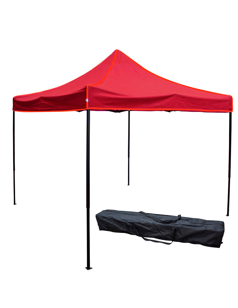 Foto 2 pulgar | Toldo Plegable KingsHouse 300454 color Rojo 2x2 m