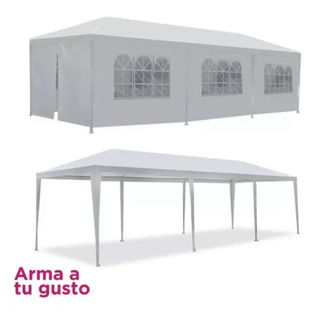 Foto 3 pulgar | Toldo Armable Vanlig 9 x 3 color Blanco