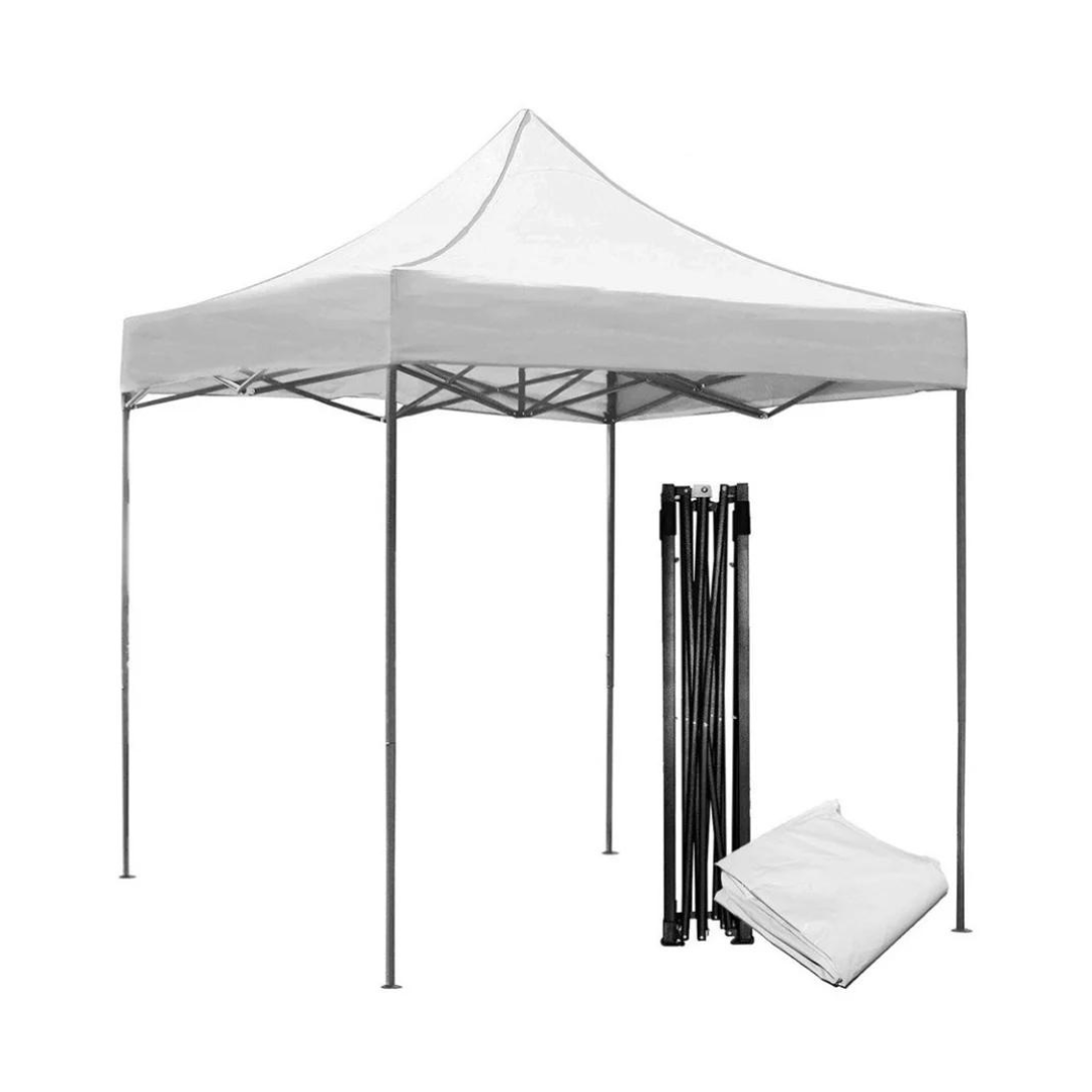 Toldo Reforzado Tipo Carpa Plegable 3x3 General color Blanco