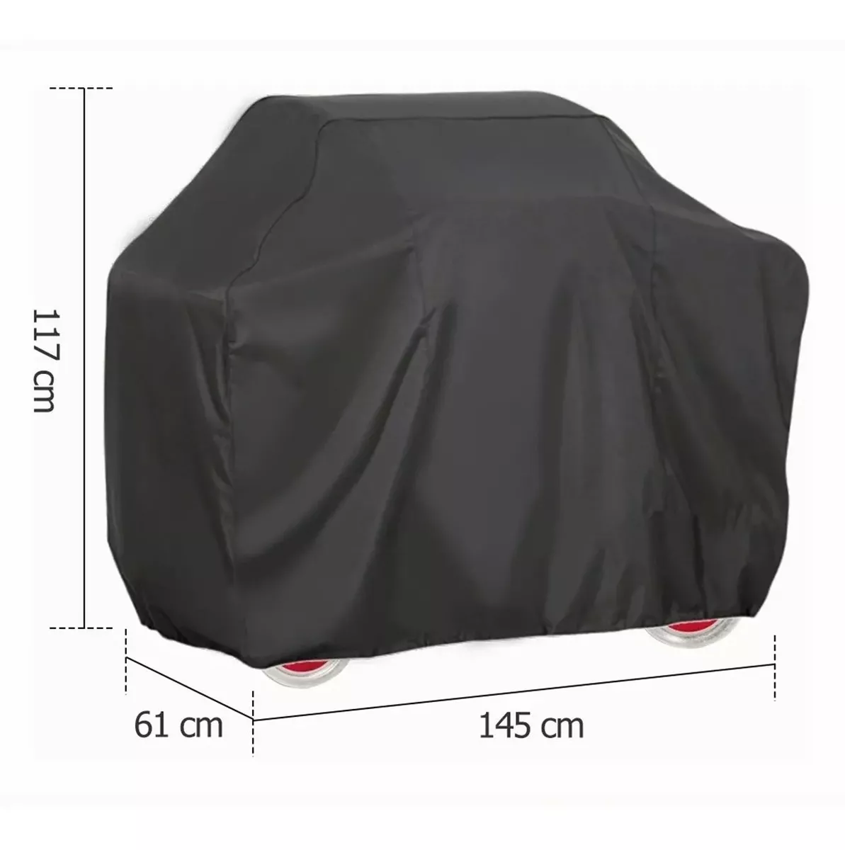 Foto 2 | Funda Protectora para Asador Belung a Prueba de Lluvia color Negro