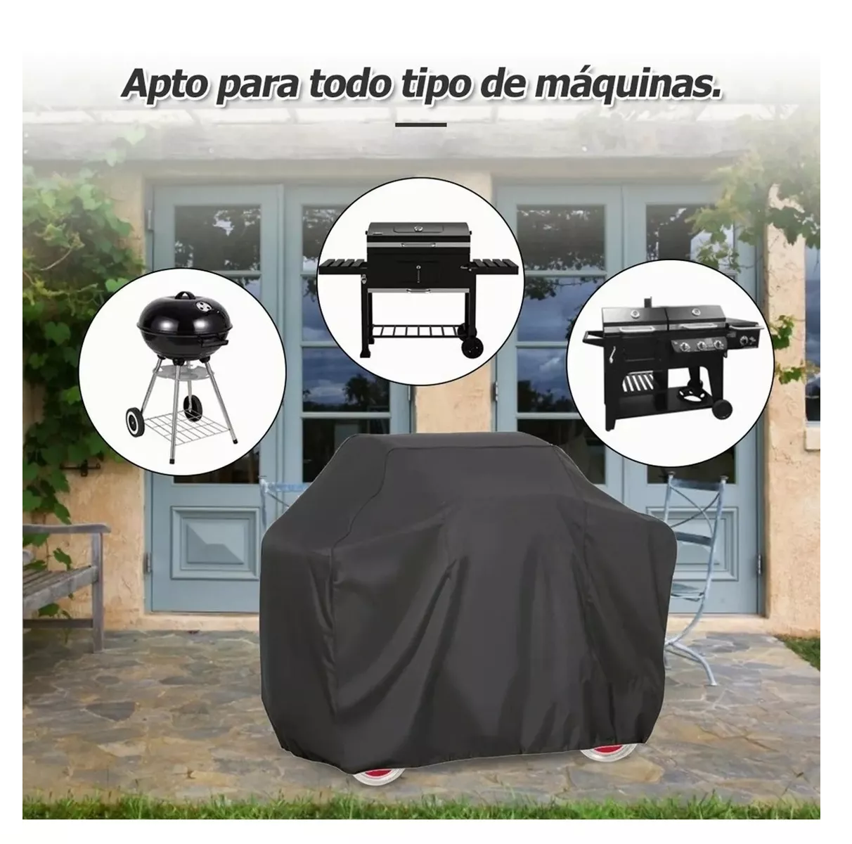 Foto 6 pulgar | Funda Protectora para Asador Belung a Prueba de Lluvia color Negro