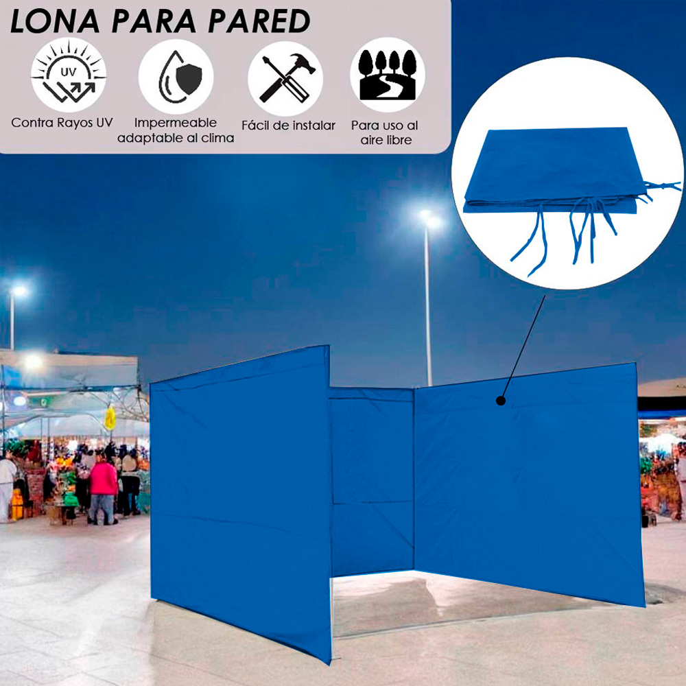 Foto 5 pulgar | Paredes Toldo Ilios Innova 3x3 Azul