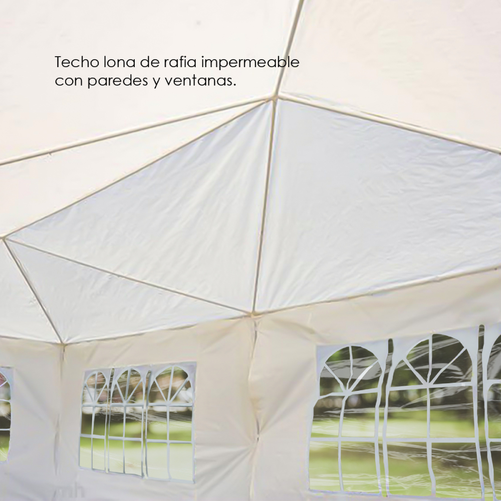 Foto 4 pulgar | Toldo Armable Iliosnnova Blanco