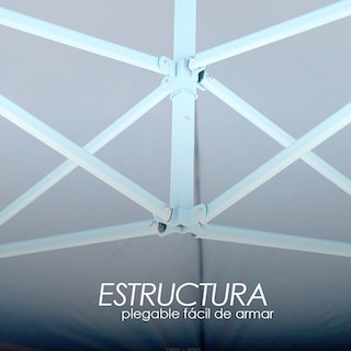 Foto 6 | Toldo Plegable Iliosinnova 3x3 m color Blanco