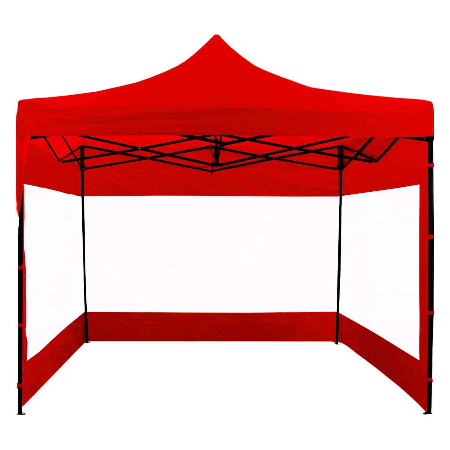 Foto 5 pulgar | Toldo Jardimex Plegable color Rojo