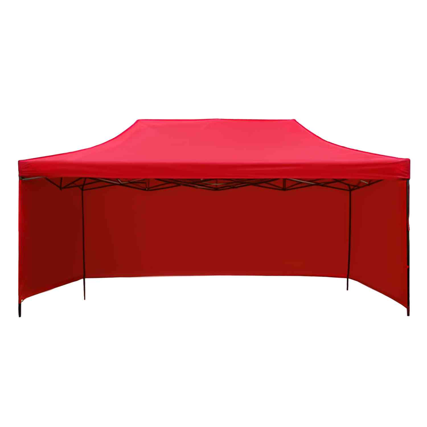 Toldo Jardimex Impermeable color Rojo