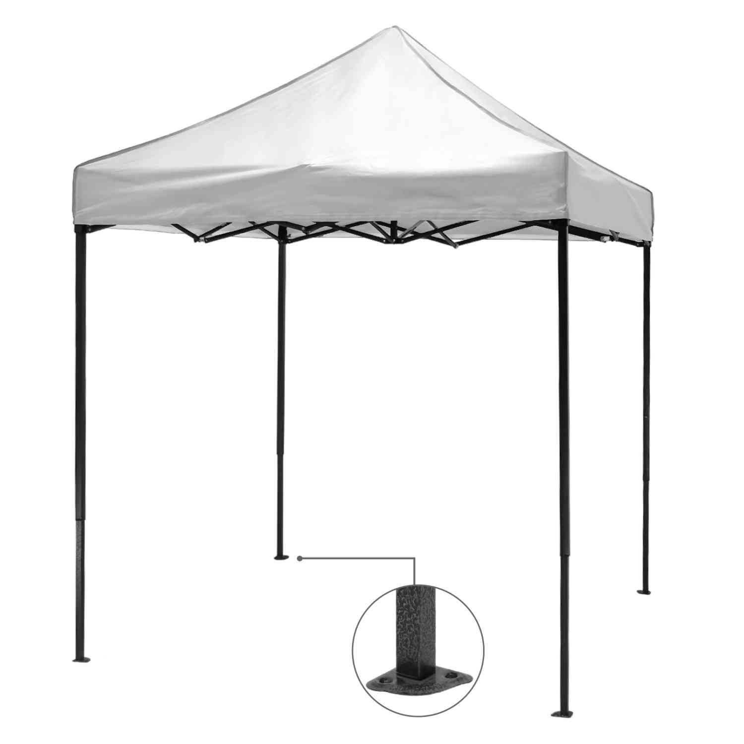 Foto 3 pulgar | Carpa Toldo 2x2 Plegable Jardimex con Maletín Impermeable 600d Blanco