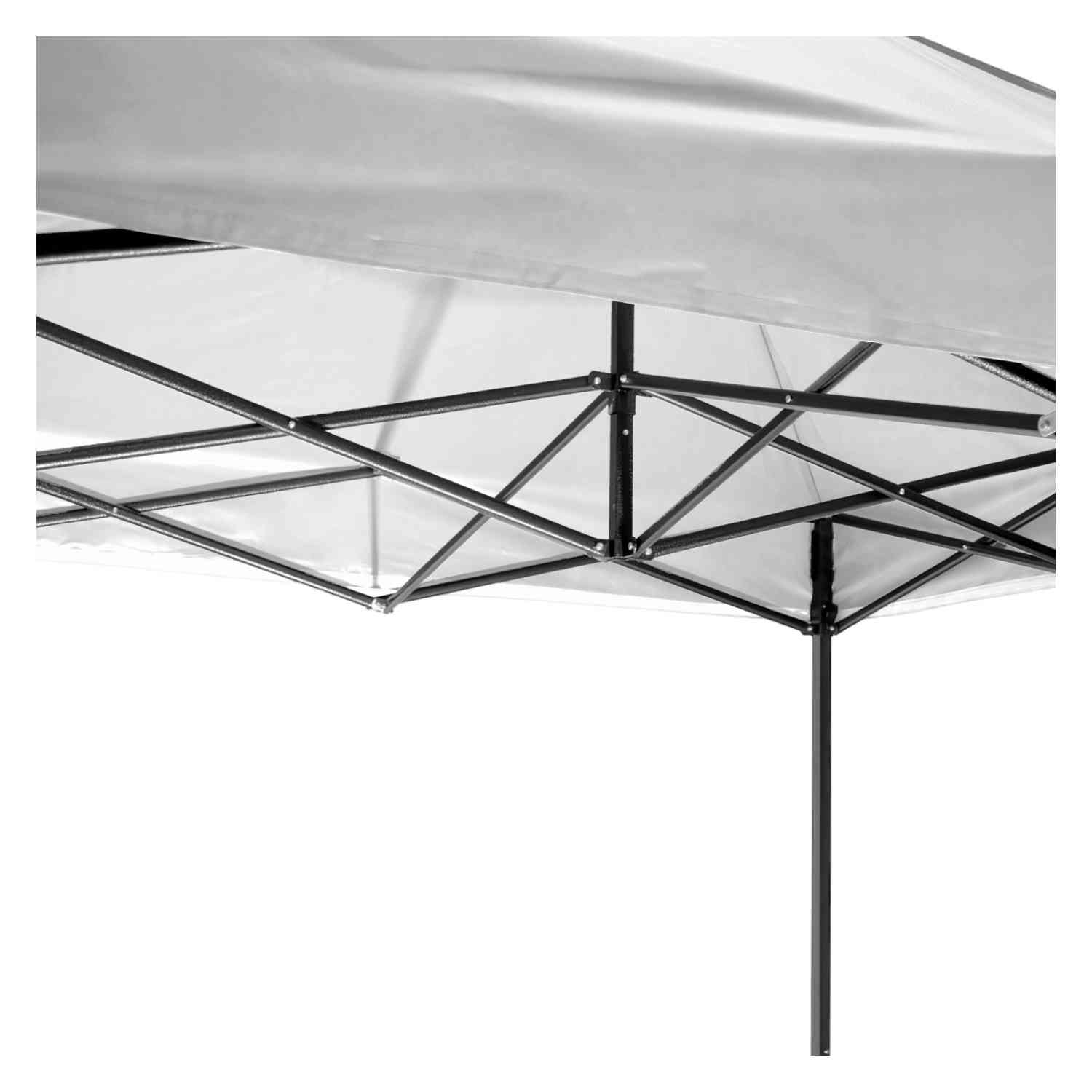 Foto 5 pulgar | Carpa Toldo 2x2 Plegable Jardimex con Maletín Impermeable 600d Blanco