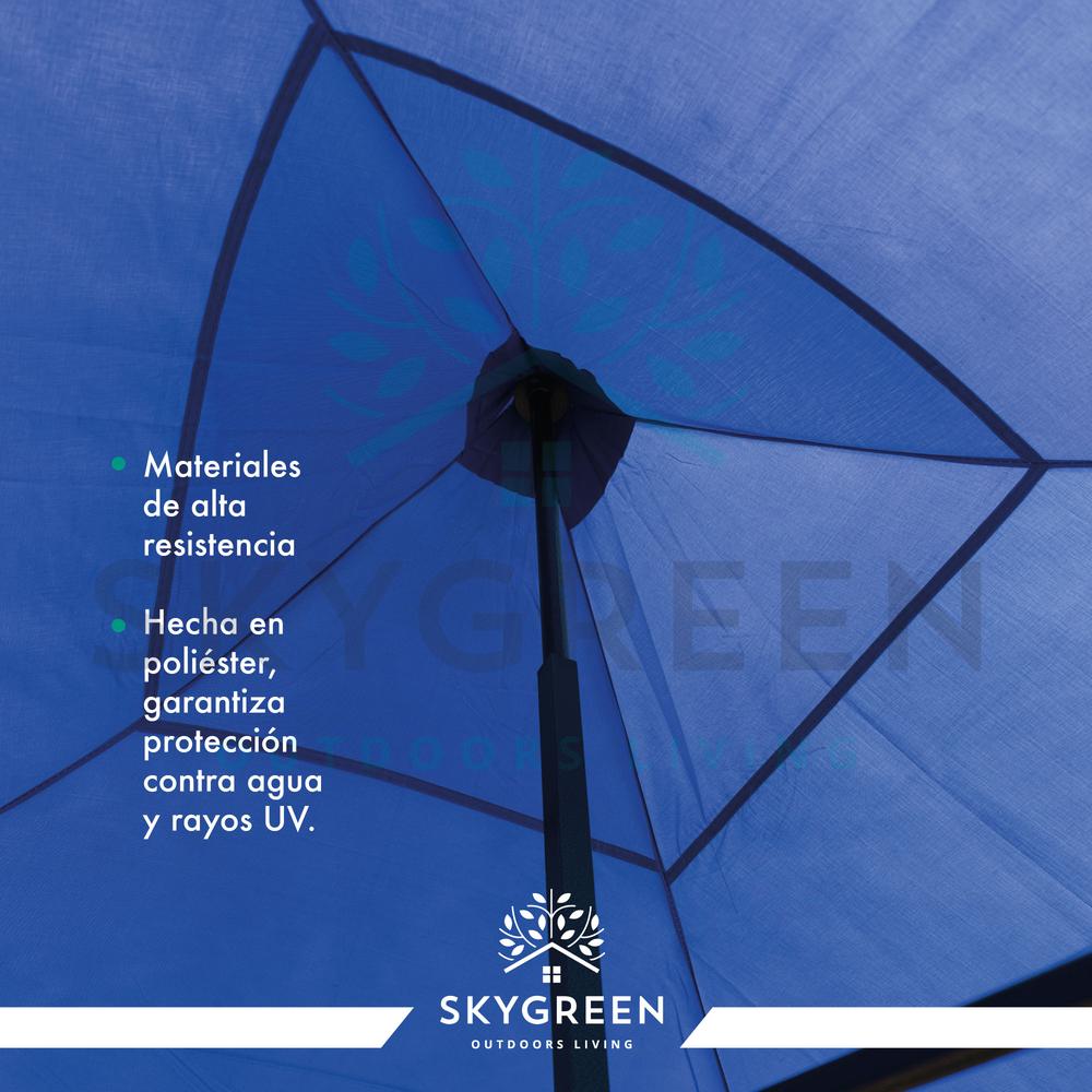 Foto 7 pulgar | Toldo Carpa 3x3 Plegable Sky Green Azul