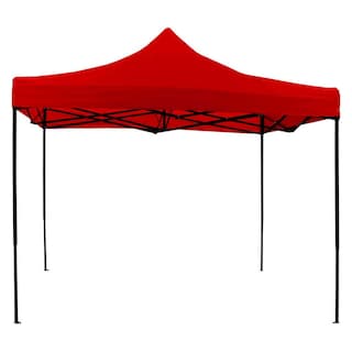 Foto 4 | Carpa Toldo 3x3 Plegable Con Maletin Impermeable 600d Rojo