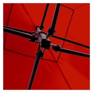 Foto 6 | Carpa Toldo 3x3 Plegable Con Maletin Impermeable 600d Rojo