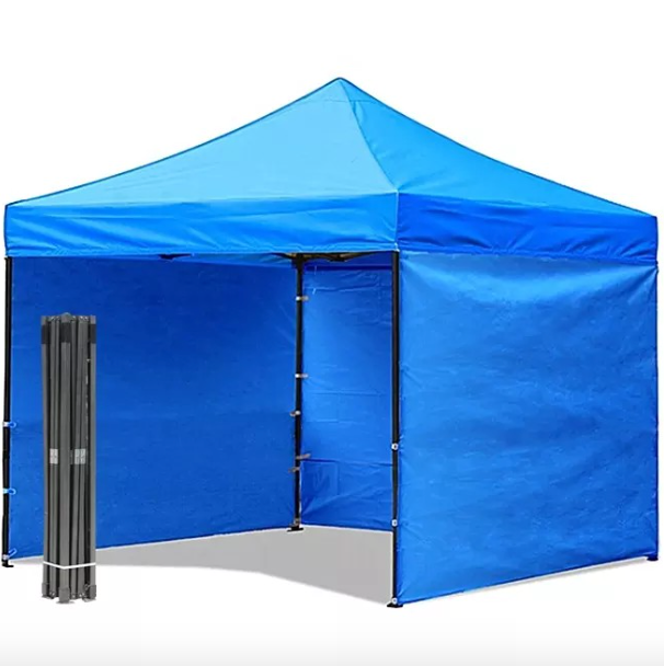 Foto 5 pulgar | Toldo Inmatmex Azul 3x3 m con Paredes