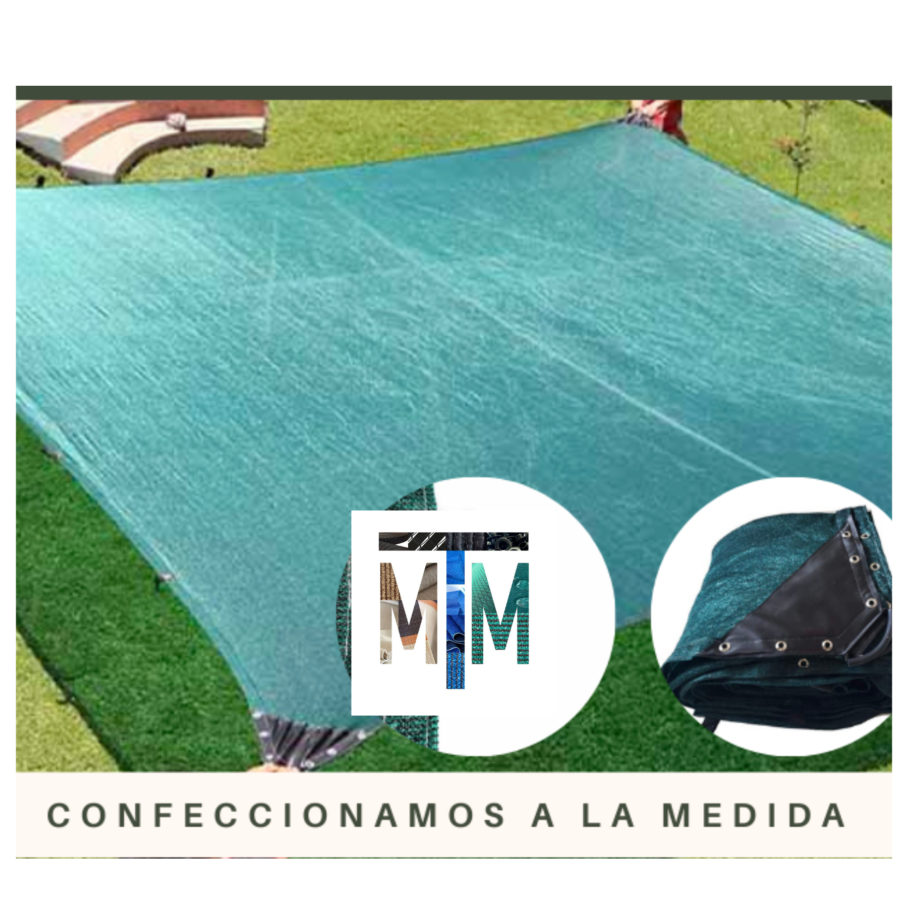 Foto 3 pulgar | Malla Sombra Verde 90% Raschel 5x8 con Protección UV