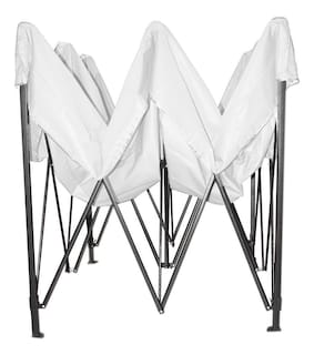 Foto 3 | Carpa Plegable Practiksa Blanca 3x3 m con Pared y Lona Impermeable