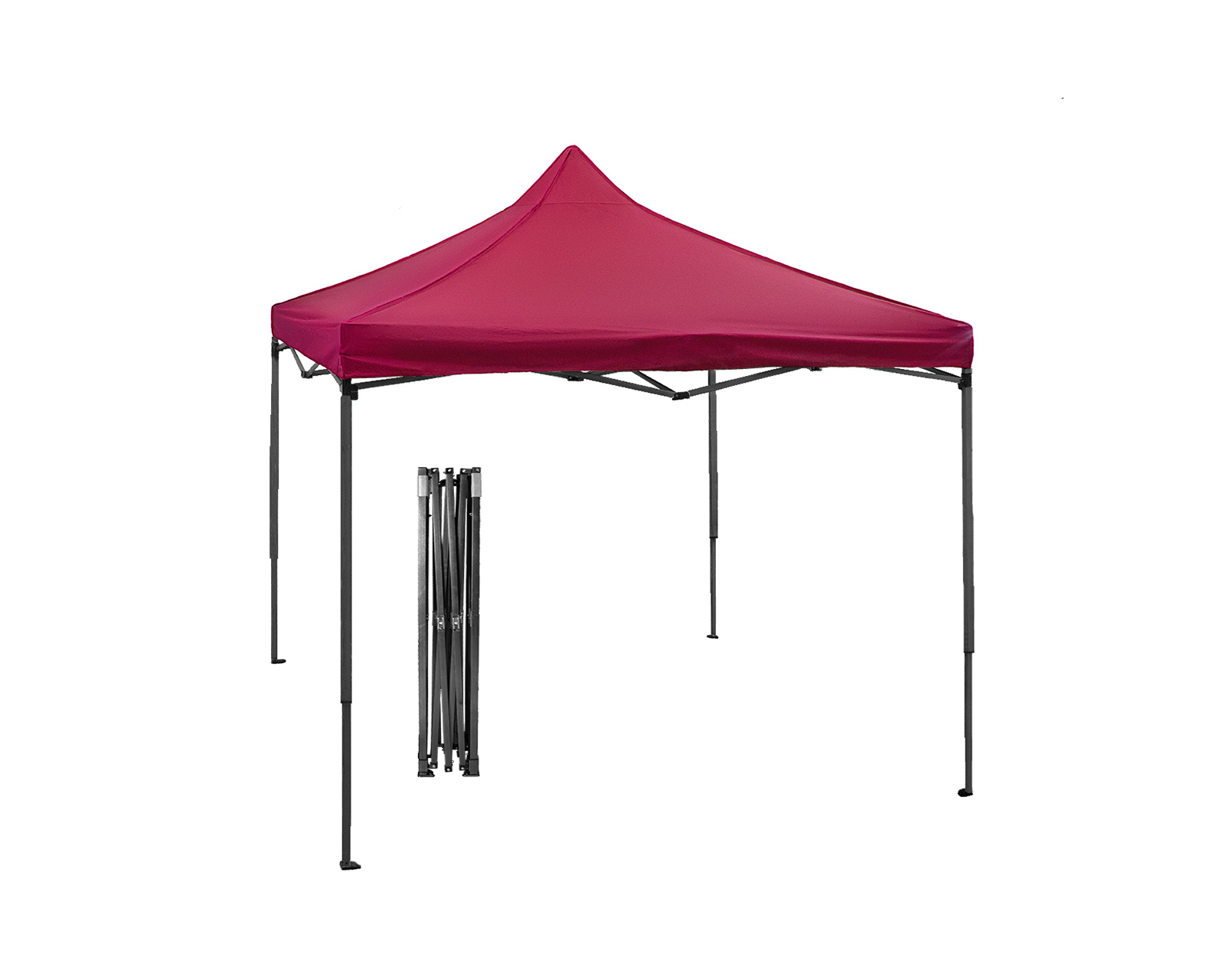 Foto 4 pulgar | Carpa Toldo Shopilinc Rojo Item57 3 X 3 Sin Bolsa Sin Paredes